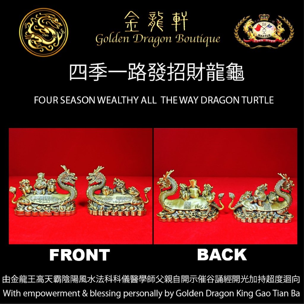 發財增運開智慧龍龜｜WEALTHY, INCREASE LUCK & WISDOM DRAGON TURTLE