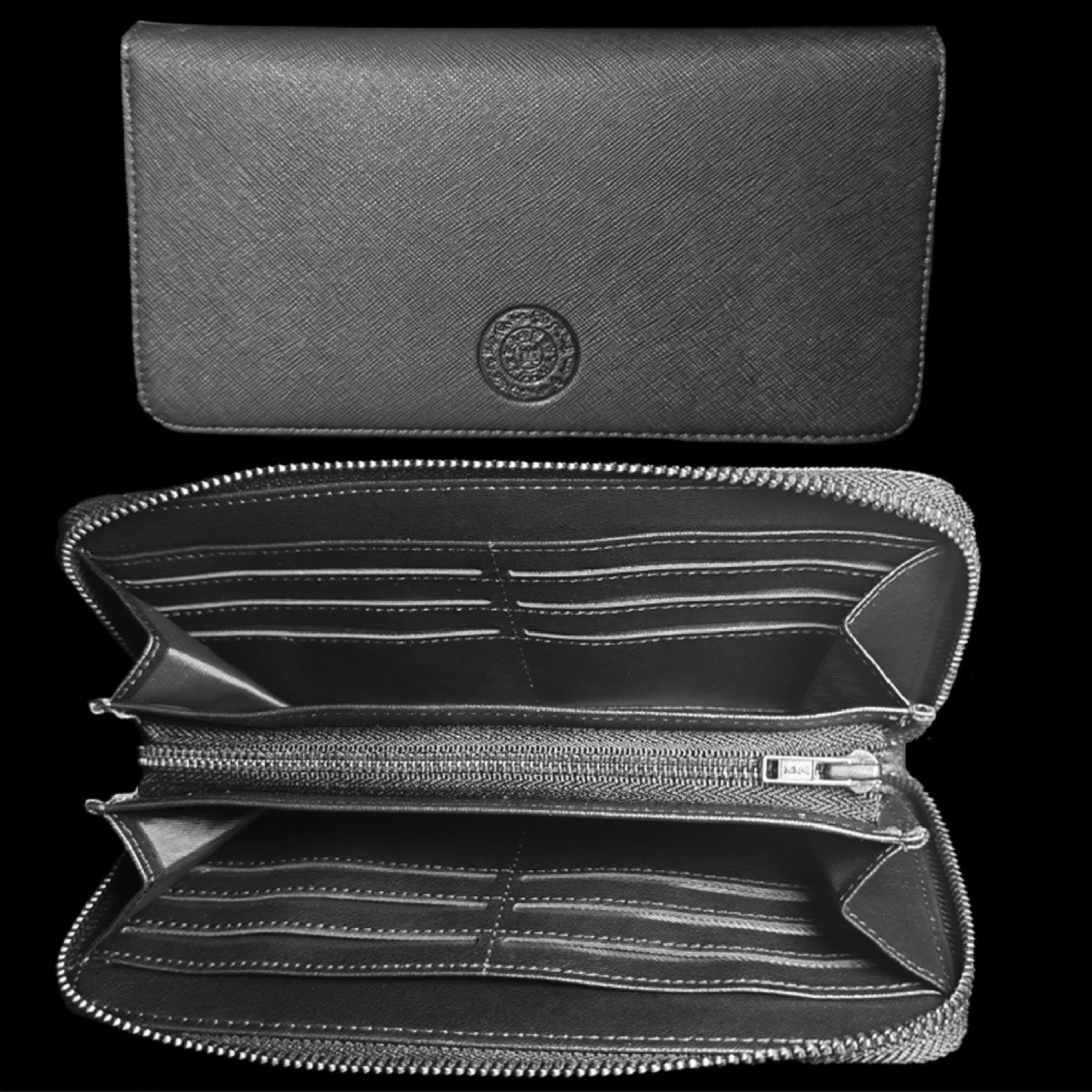 高端高品質豬籠入水豬乸钱包-長錢包單拉鍊｜DELUXE & PREMIUM QUALITY WEALTH FLOW IN FEMALE PIGGY WALLET- LONG WALLET ZIPPER