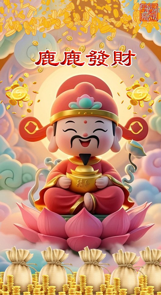 鹿鹿發財｜Prosperity All The Way