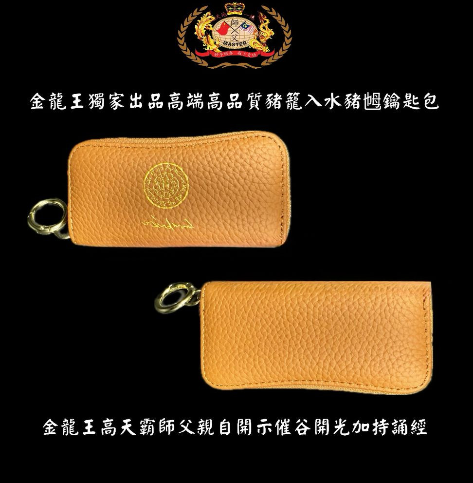 [棕色] 高贵高端特强猪笼入水猪乸鑰匙包 Elegant & extra-strength Wealth-roll-in Key pouch