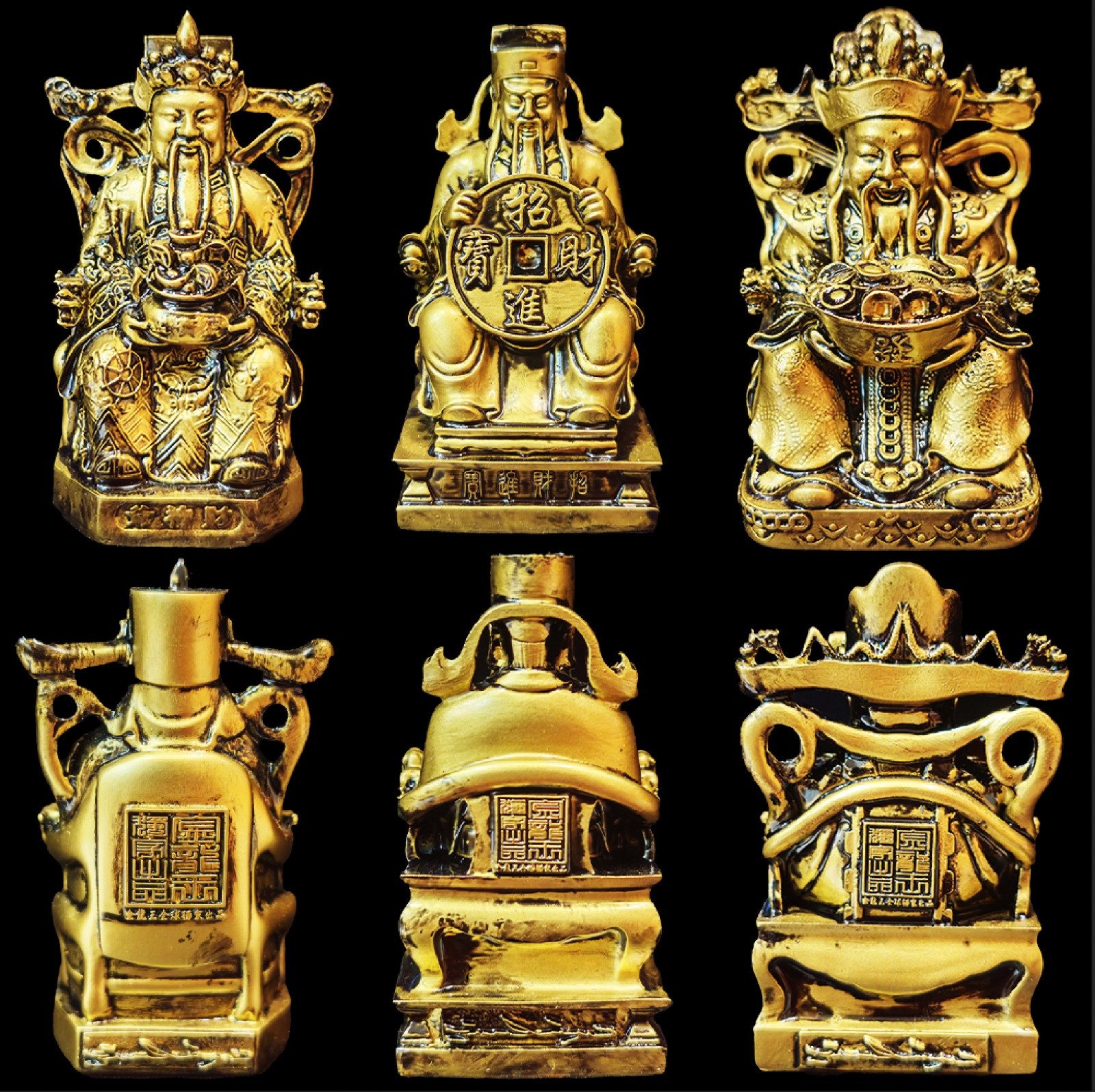 [銅色] 招財進寶 財源廣進 財神爺｜ATTRACT WEALTH & TREASURE , ABUNDANT FLOW OF WEALTH GOD OF WEALTH (COPPER COLOR)